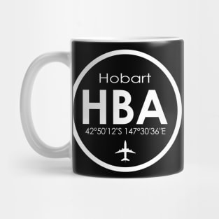 HBA, Hobart Regional Airport Mug